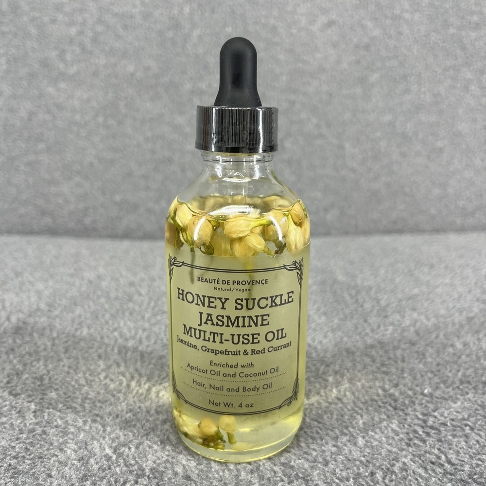 Provence Beauty Honey Suckle Jasmine Multi-Use Oil Hair Nail‎ and Body Oil 4 oz